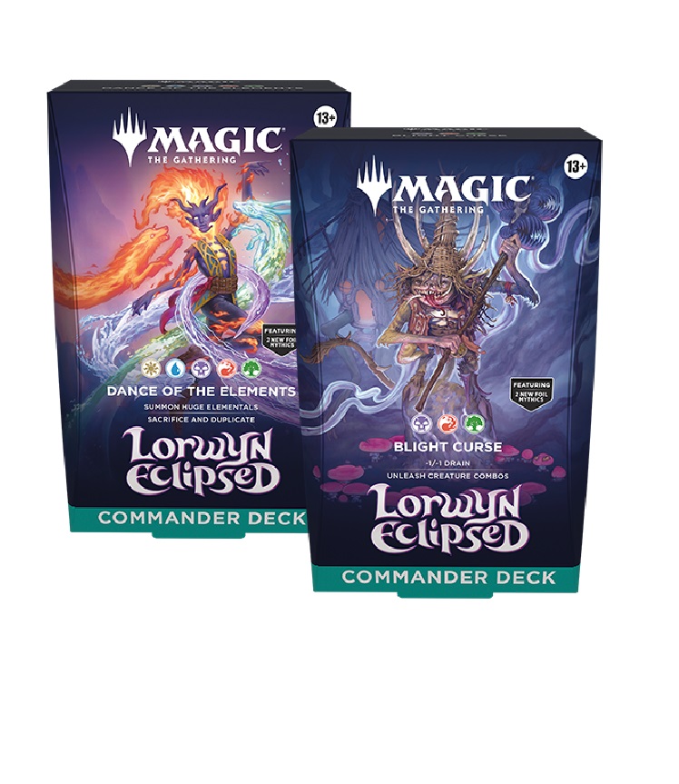 MAGIC LORWYN ECLIPSED COMMANDER 2 DECKS